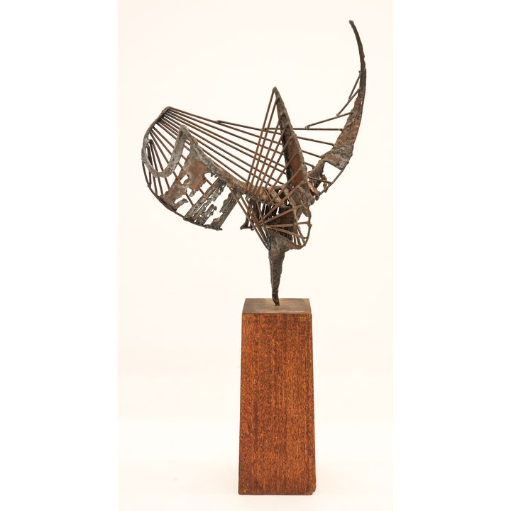 Keith Imus ''Untitled'' (Brutalist) Welded Steel Sculpture