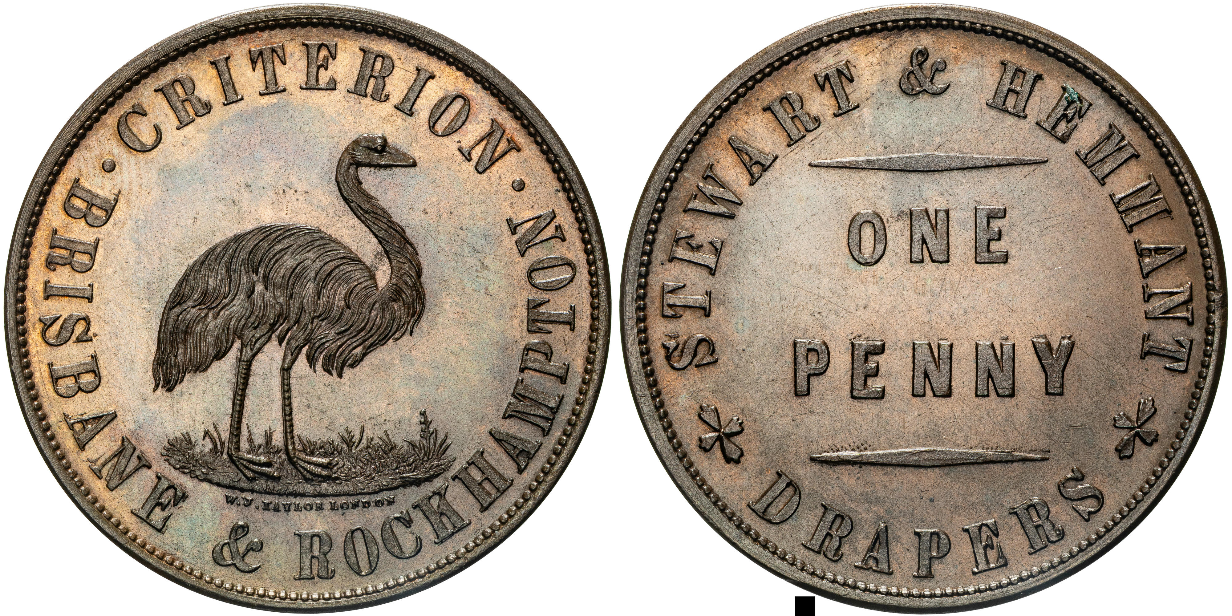 A.253 Stewart & Hemmant , Penny, FDC