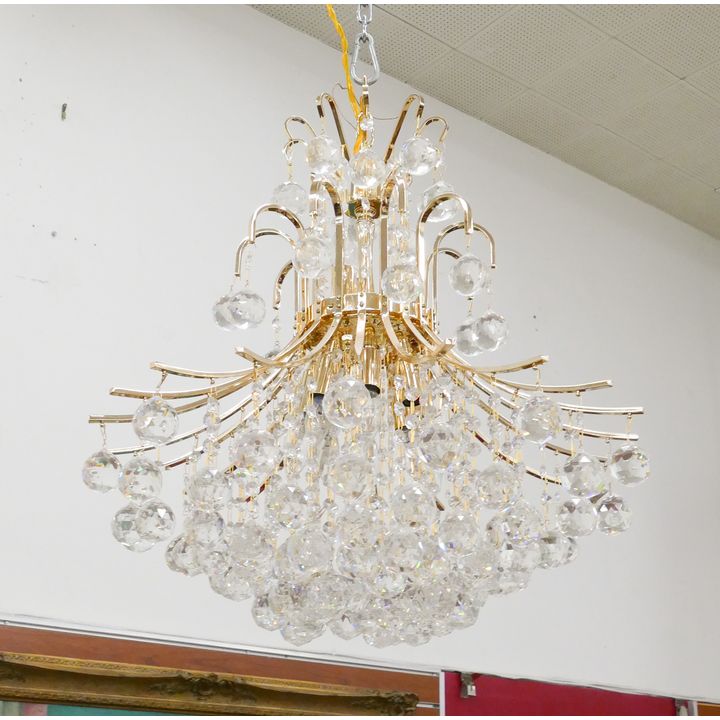 Hollywood Regency Swarovski? Crystal Chandelier- 27x22''
