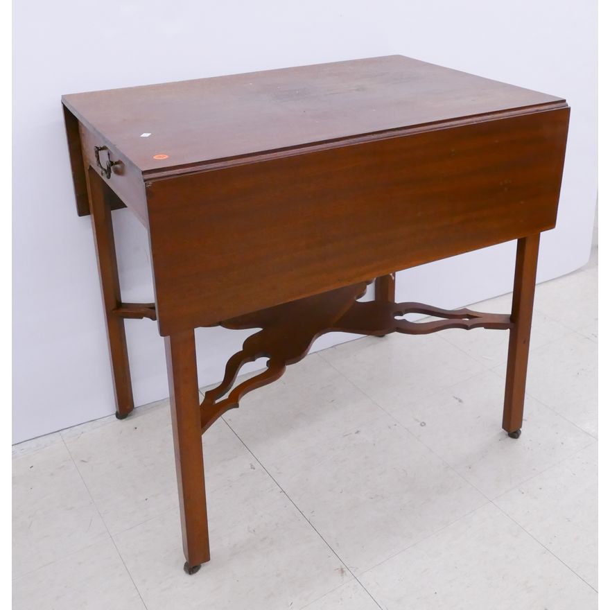 Antique Mahogany Drop Leaf Table- 28x20x29''