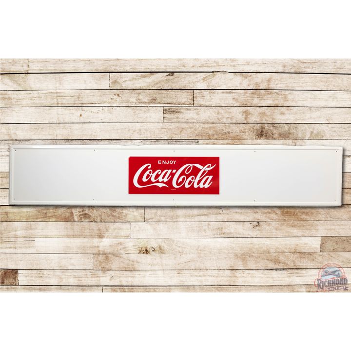 NOS 8' Enjoy Coca-Cola w/ Privilege Panels Metal Sign TAC 9.75
