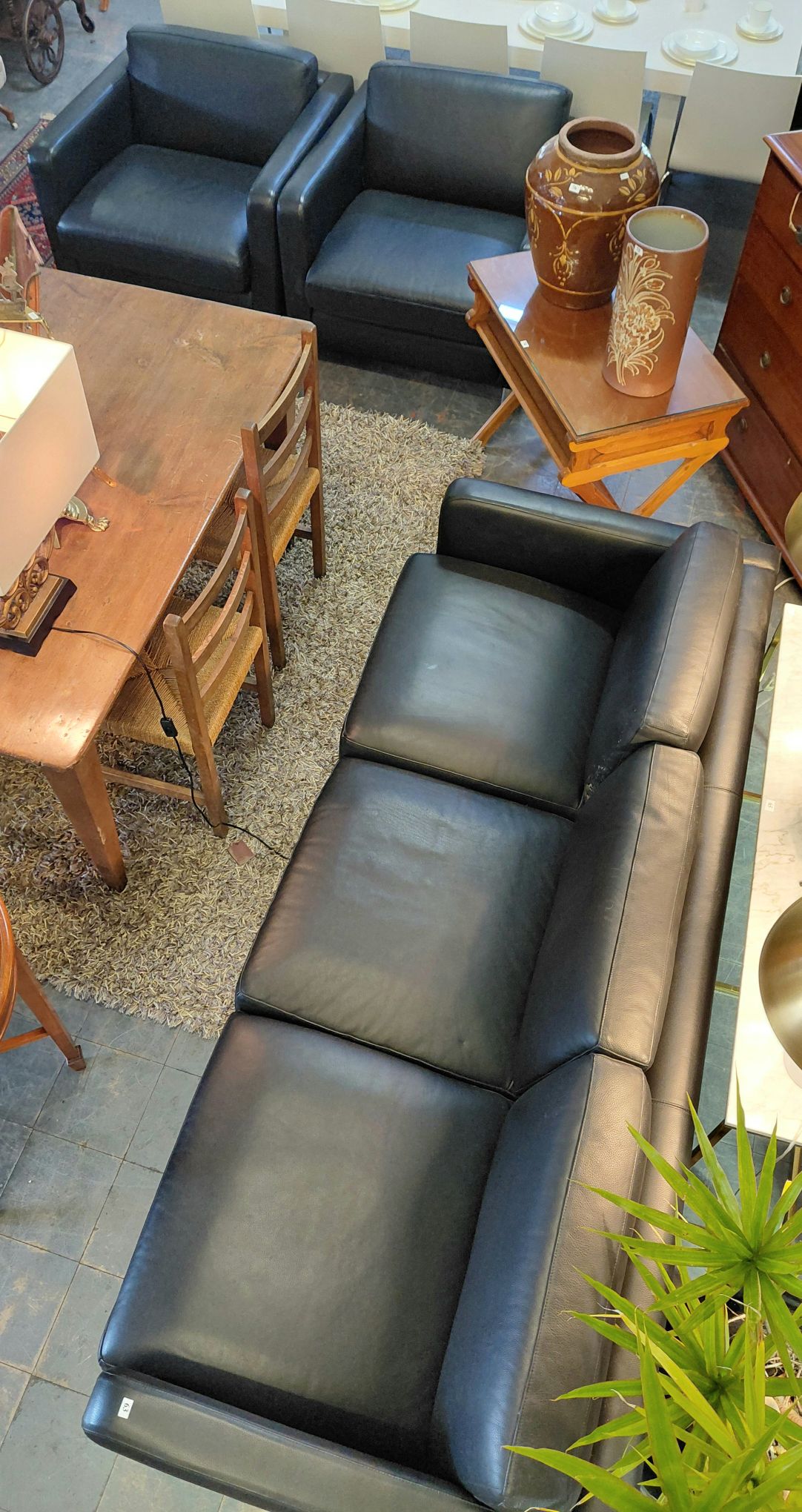 63 · MORAN LEATHER LOUNGE SUITE