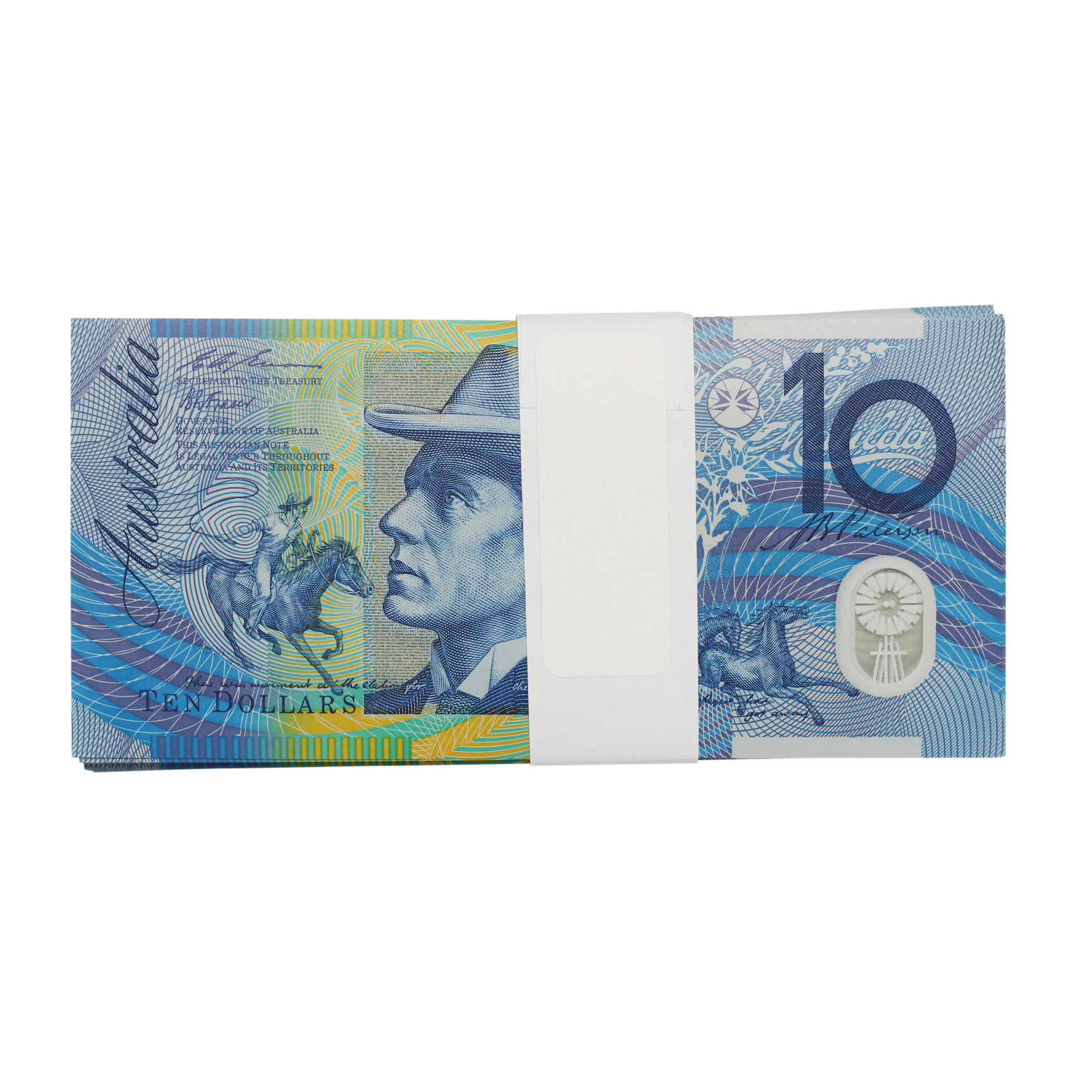 2165. · Bundle, Fraser/Evans, Ten Dollars,  1993, UNC