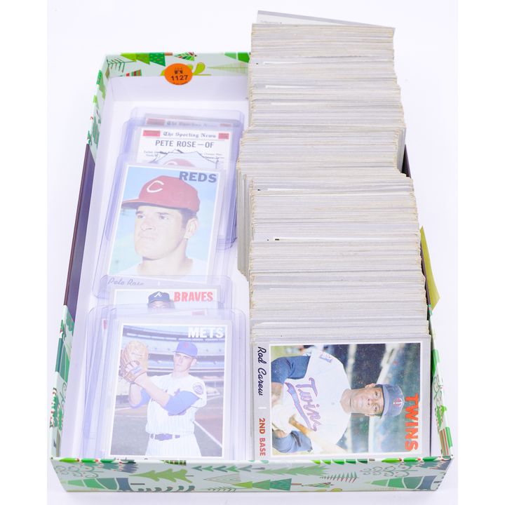Box 393pc 1970 Topps Baseball Cards - Key Cards Nolan Ryan, Pete Rose