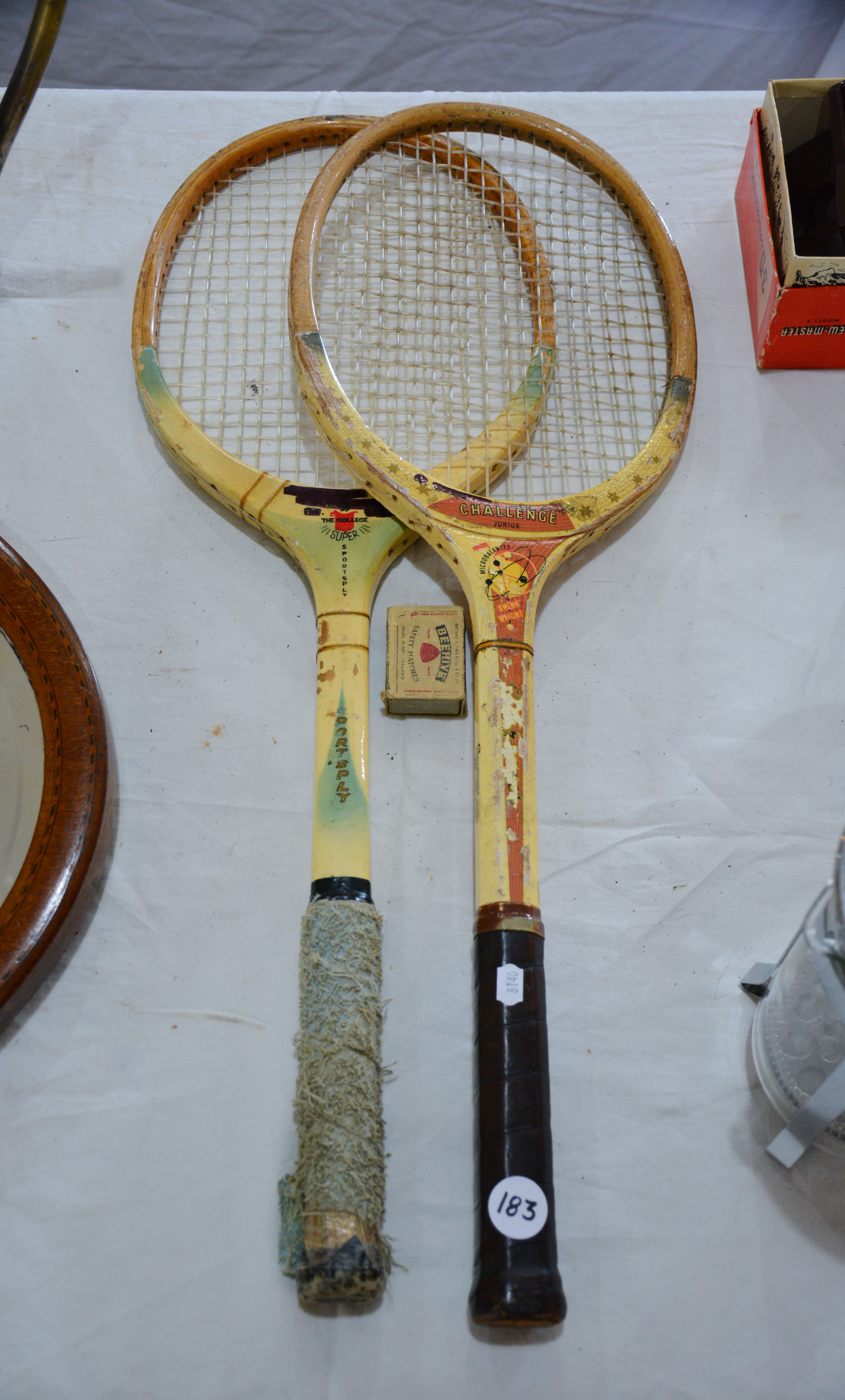 1960s-70s Tennis Racquets — sold at auction in New Zealand for $10