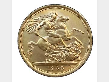 1968 ELIZABETH II PRE-DECIMAL GOLD SOVEREIGN