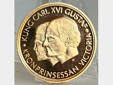 1999-2000 SWEDEN 2000 KRONOR 13G (.900) GOLD COIN