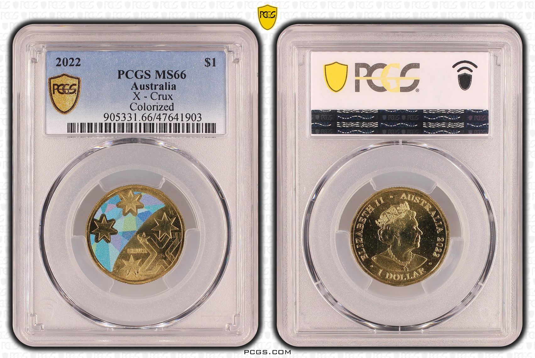 X - Crux, One Dollar, 2022, PCGS MS 66