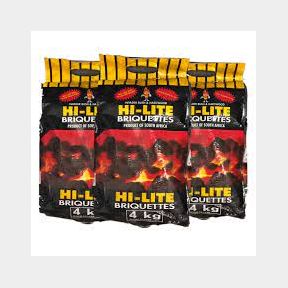 HI-LITE 3 Pack Charcoal - 3 x 4kg bags of charcoal from HI-LITE-51464/3118 B4 (S3)
