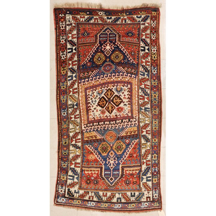 Antique Kasim Ushak Caucasian Oriental Rug
