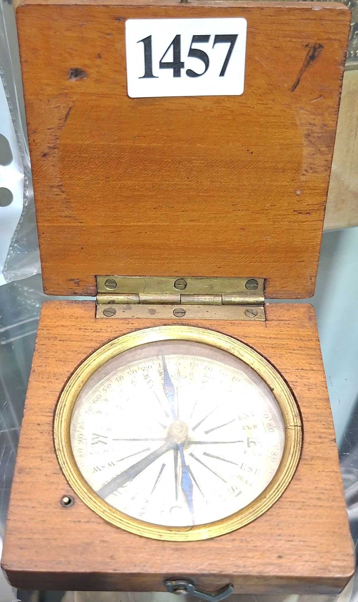 CASED MILITARY COMPASS