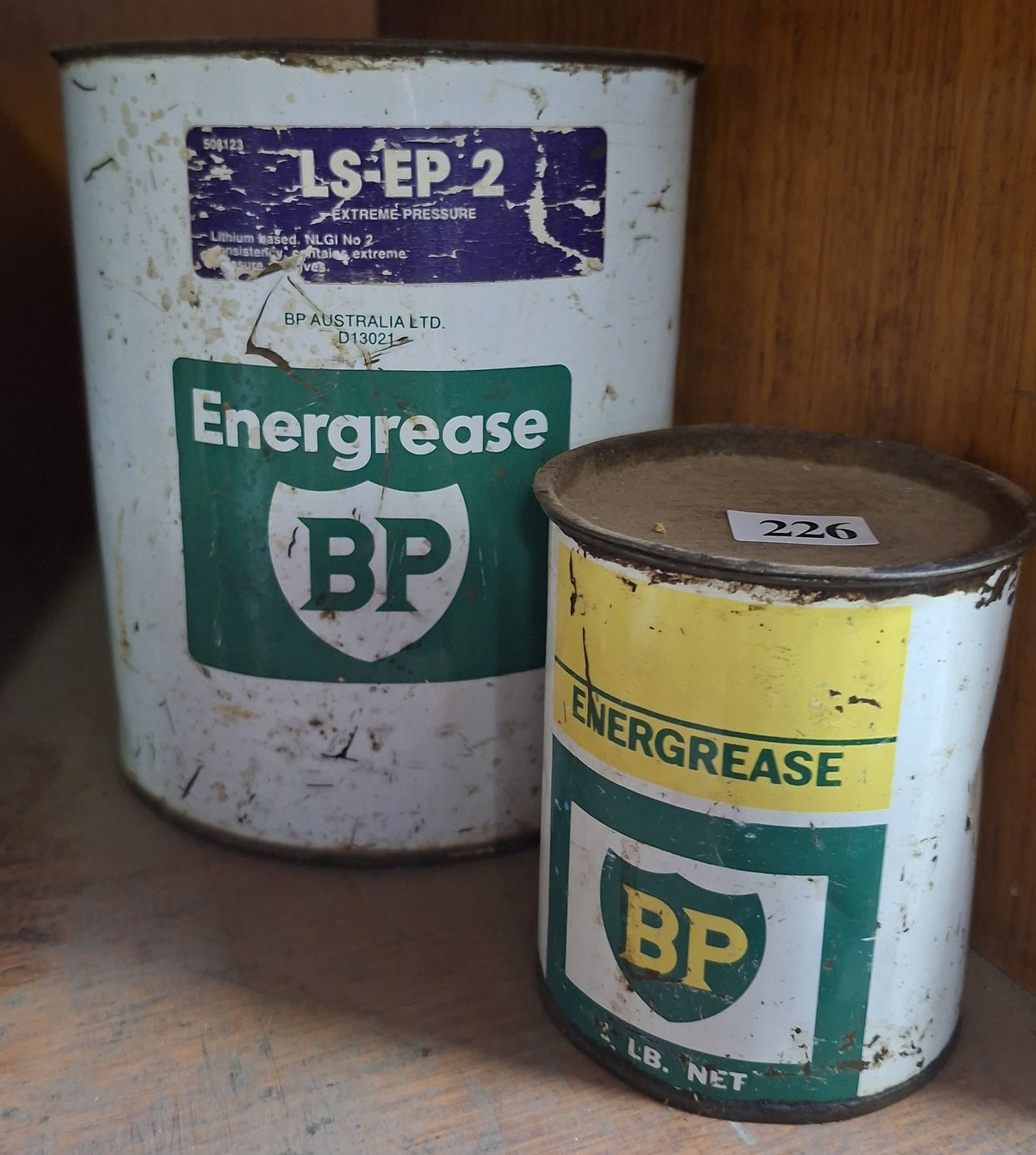 Bp Grease Tins