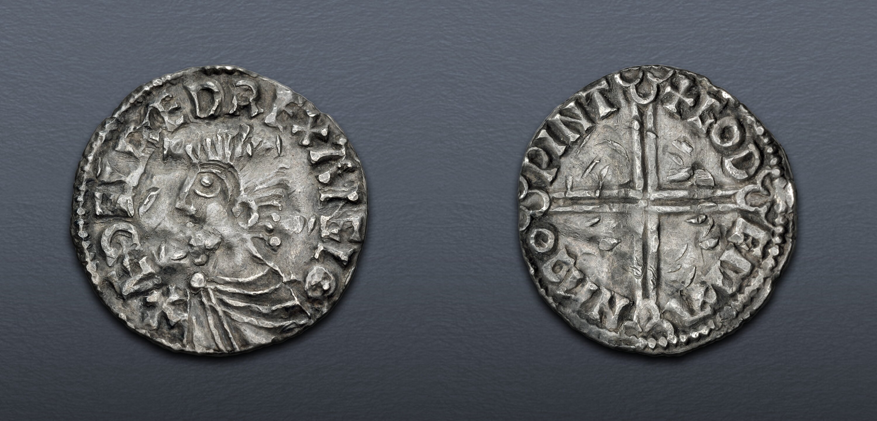 ANGLO-SAXON, Kings of All England. Æthelred II. 978-1016. AR Penny (19 ...