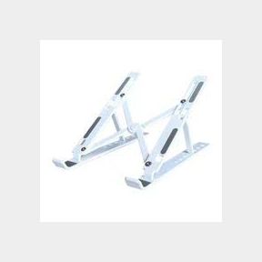 8 Level Adjustment Foldable Laptop Stand - White -- 51743/6135 SN B1 (S4)