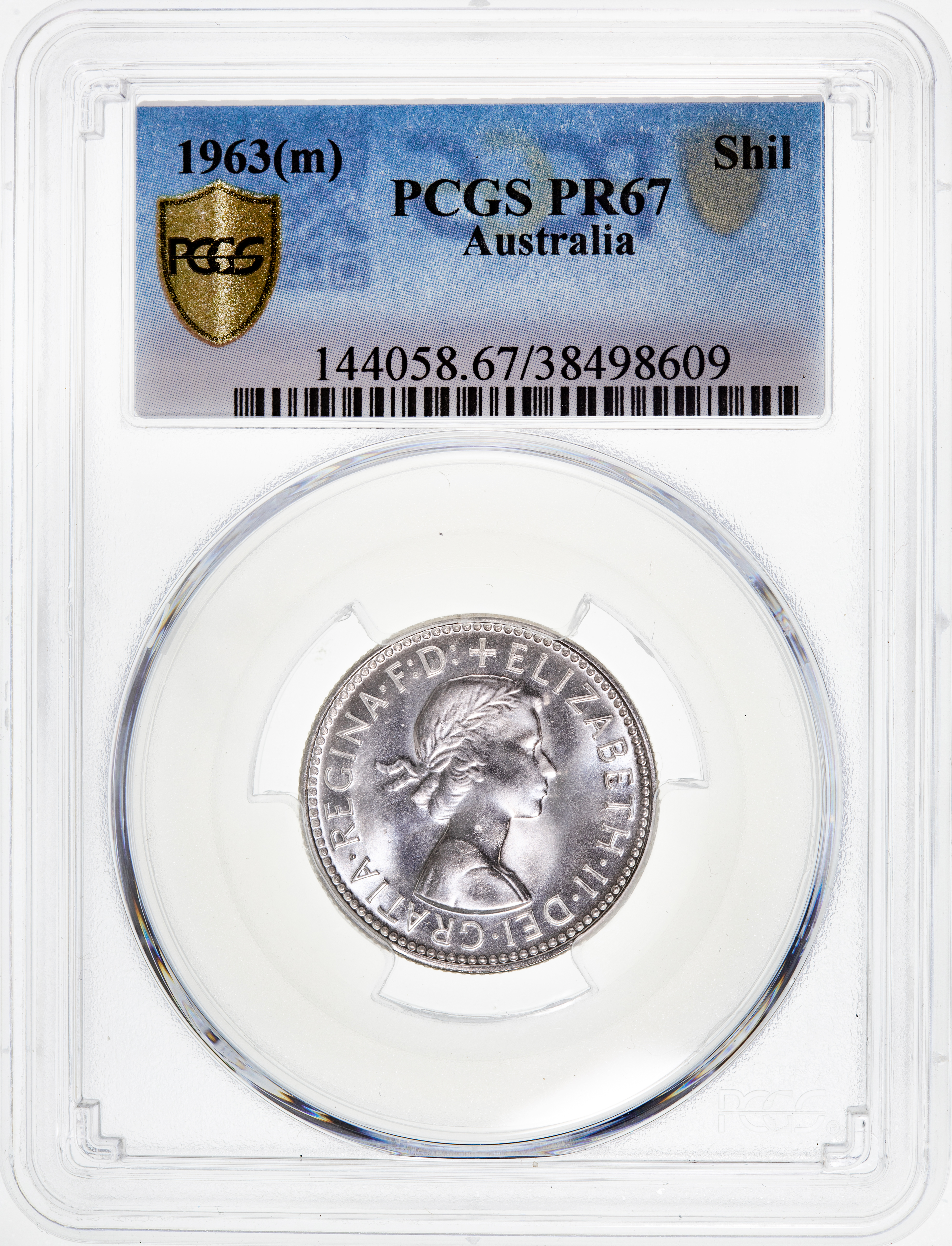 Shilling, 1963(m), PCGS PR67