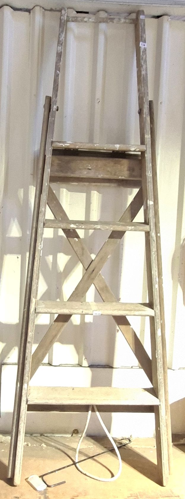 VINTAGE WOODEN LADDER