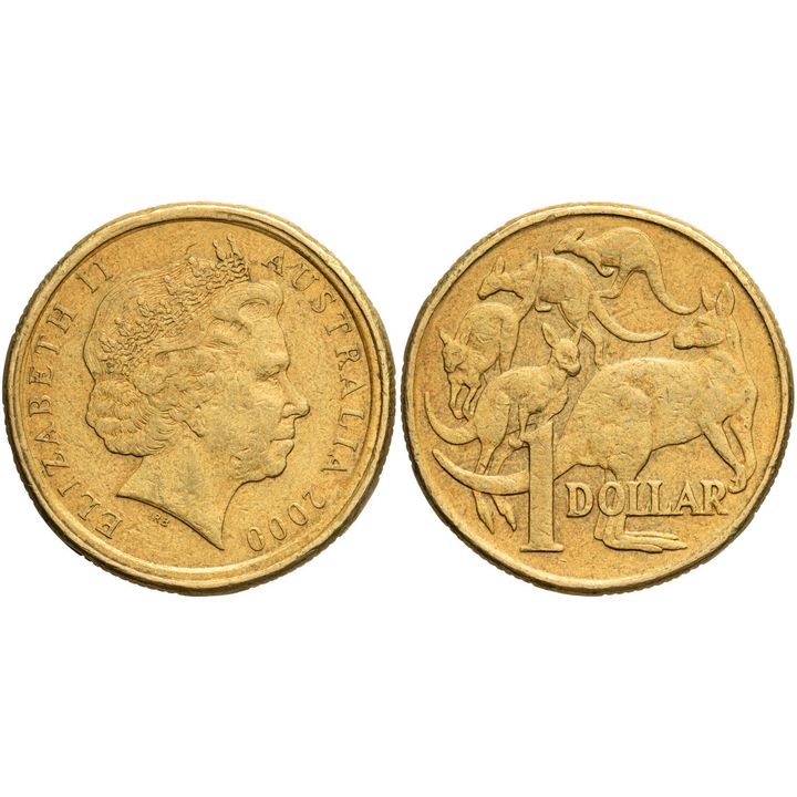 Elizabeth II, Mule, One Dollar, 2000, EF