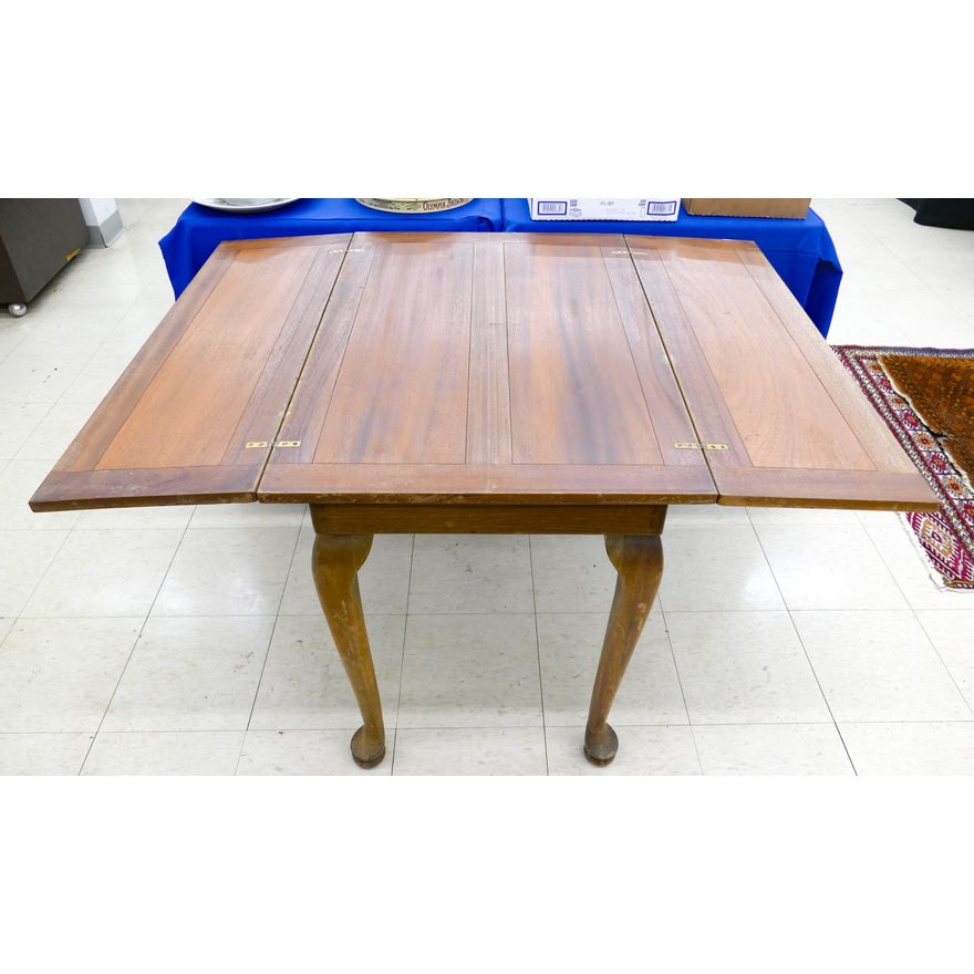 Oak Folding Wood Table 30'' x 36'' x 24''