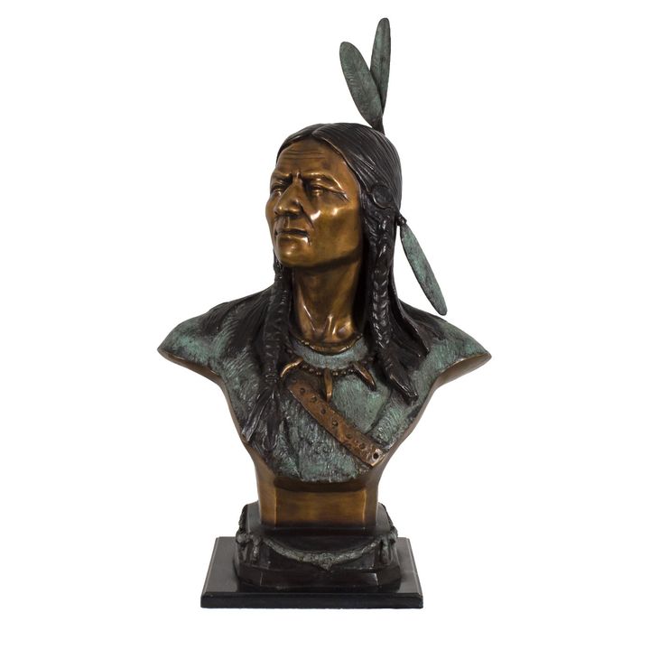 Vilem Zach (1946-) Indian Bust