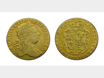 1769 GEORGE III 3RD PORTRAIT GOLD GUINEA