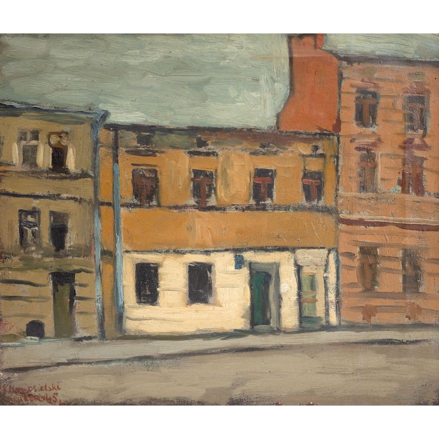 Jerzy Nowosielski | Ulica Karmelicka w Krakowie, 1945