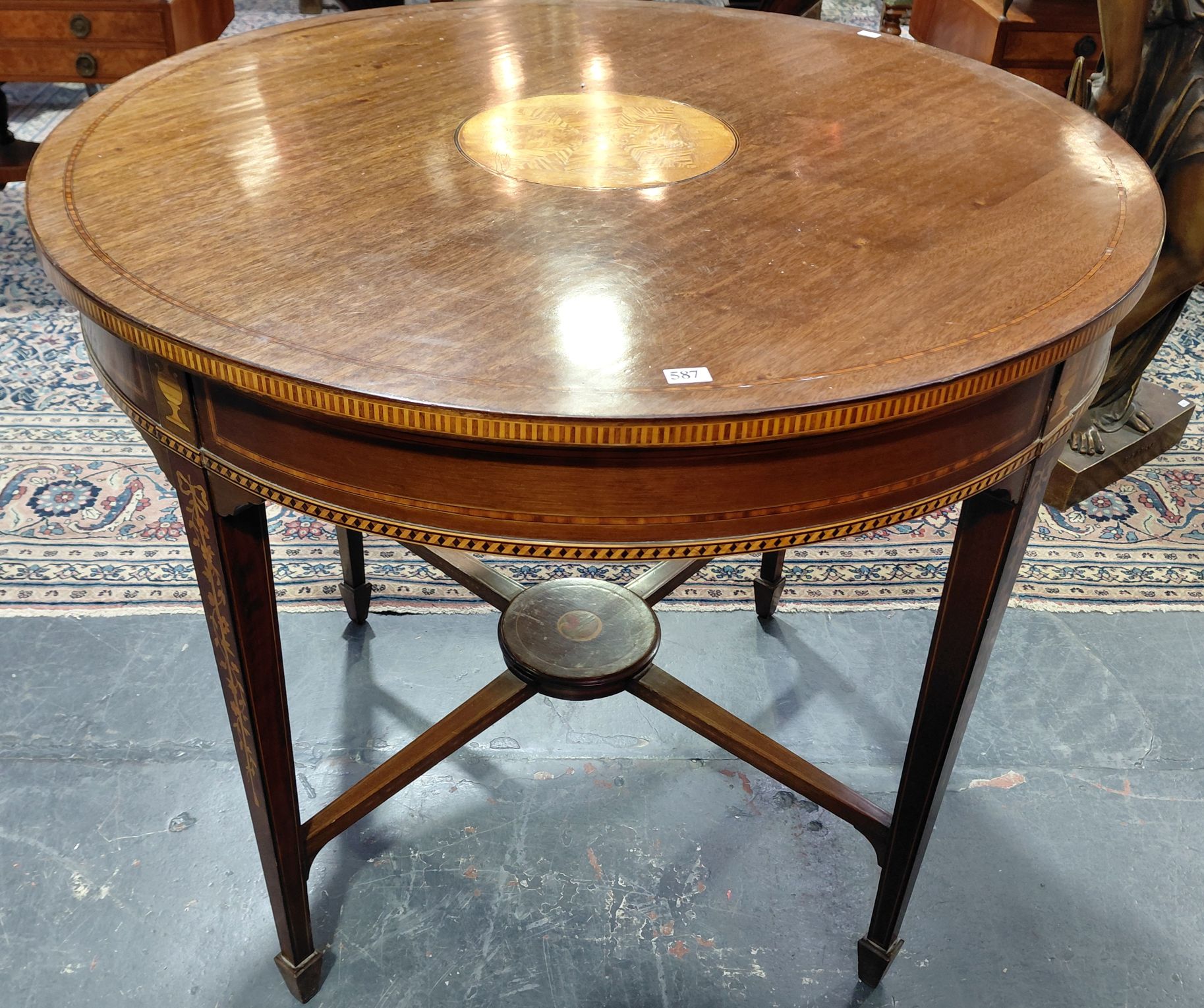 Sheraton Revival Circular Centre Table