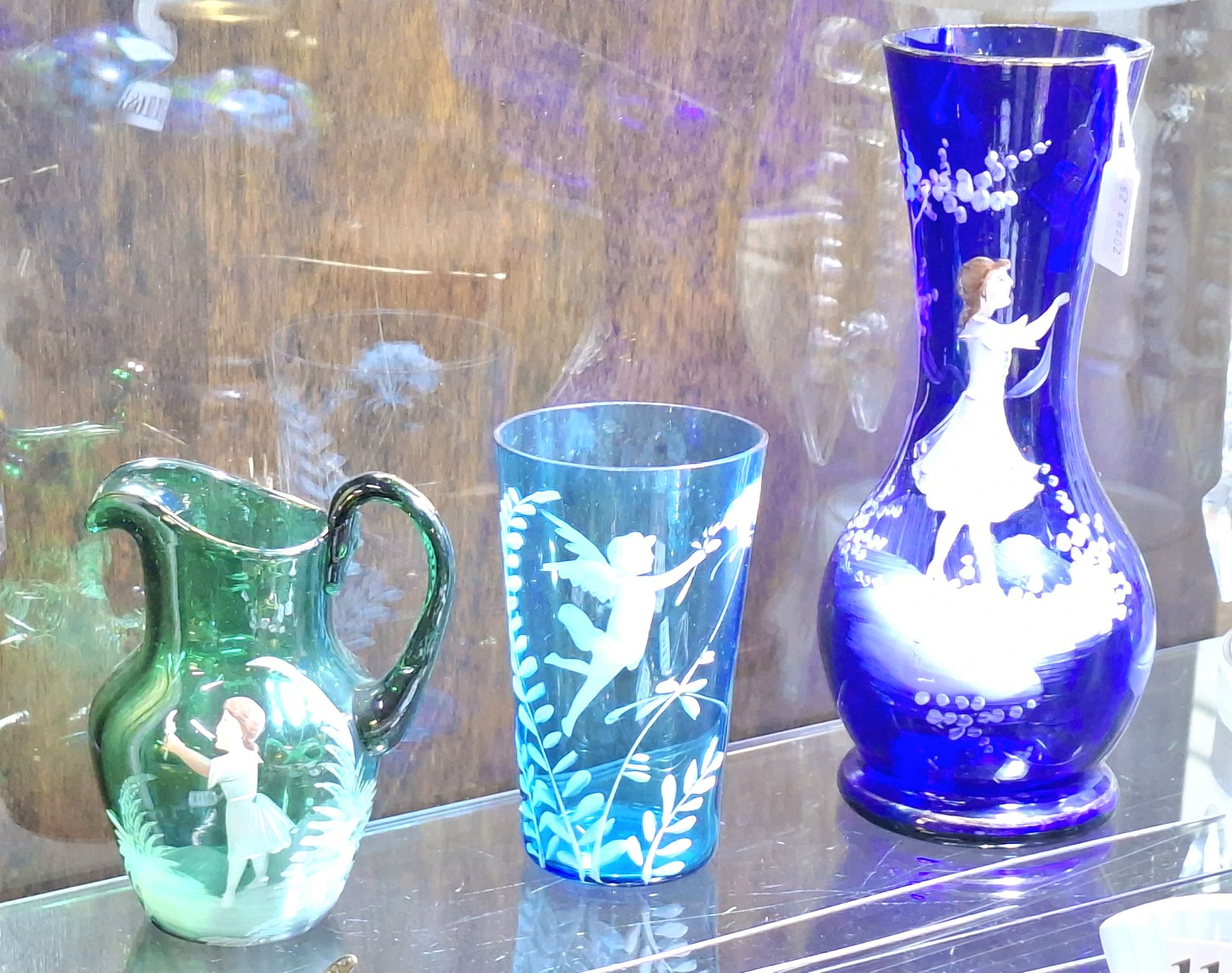 ANTIQUE MARY GREGORY GLASSWARE
