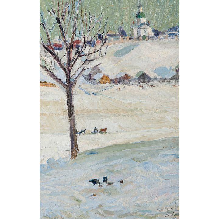 Leon Gaspard (1882-1964), Winter Visitors
