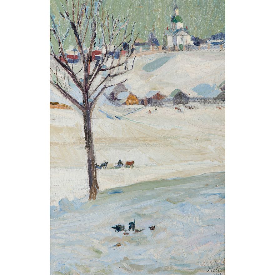 Leon Gaspard (1882-1964), Winter Visitors