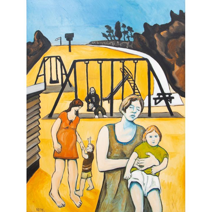 Nigel Brown 'Two Mothers, Tamariki Park'