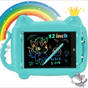 EOOCOO TOYS FOR AGES 3-8, TODDLER EASTER BASKET STUFFERS, 12 INCH LCD WRITING TABLET, ELECTRONIC DRAWING TABLET, BOYS GIRLS GIFTS,