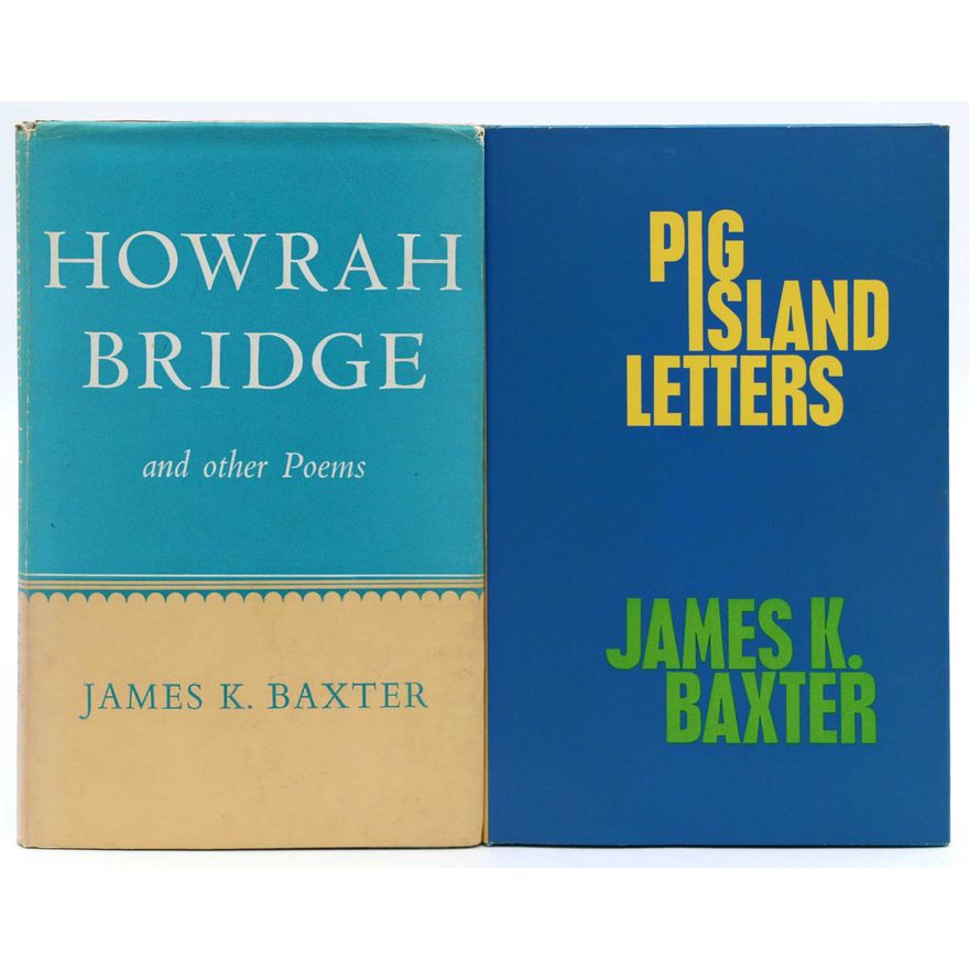 BAXTER, JAMES K.   [2 titles] - Pig Island Letters