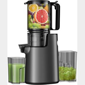 COLD PRESS JUICER, CHEW JUICER WITH 5.4" WIDE FEED CHUTE 350W SLOW JUICER MACHINES FOR WHOLE VEGETABLES AND FRUITS, EXTRACTOR MACH