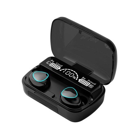M10 TWS Wireless Bluetooth Earbuds with LED Display Charge Case Aucor
