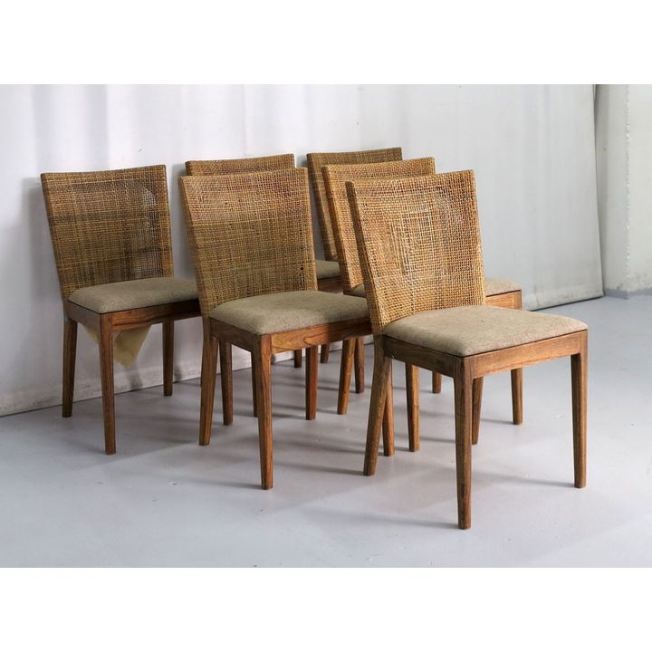 SET OF 6 DINING CHAIRS