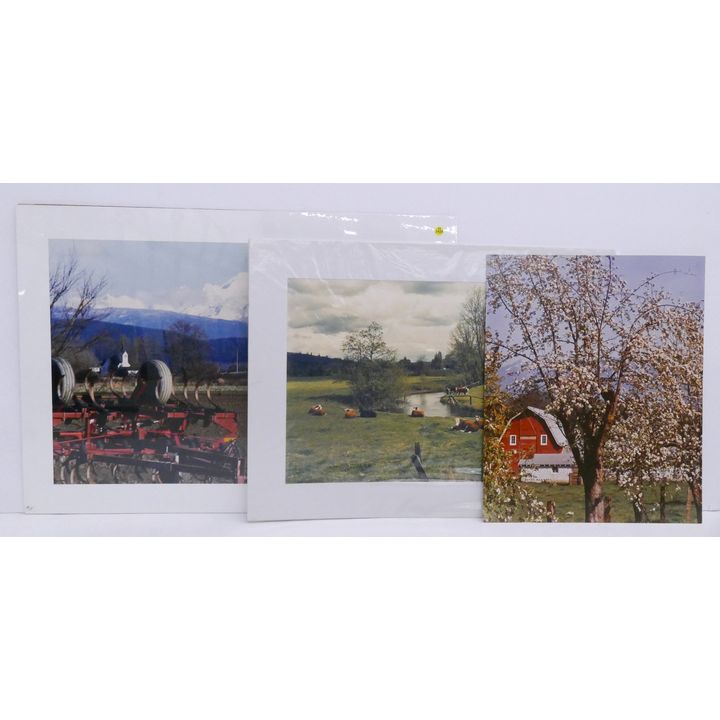 3pc Josef Scaylea Washington Rural Washington Scenes Color Photographs