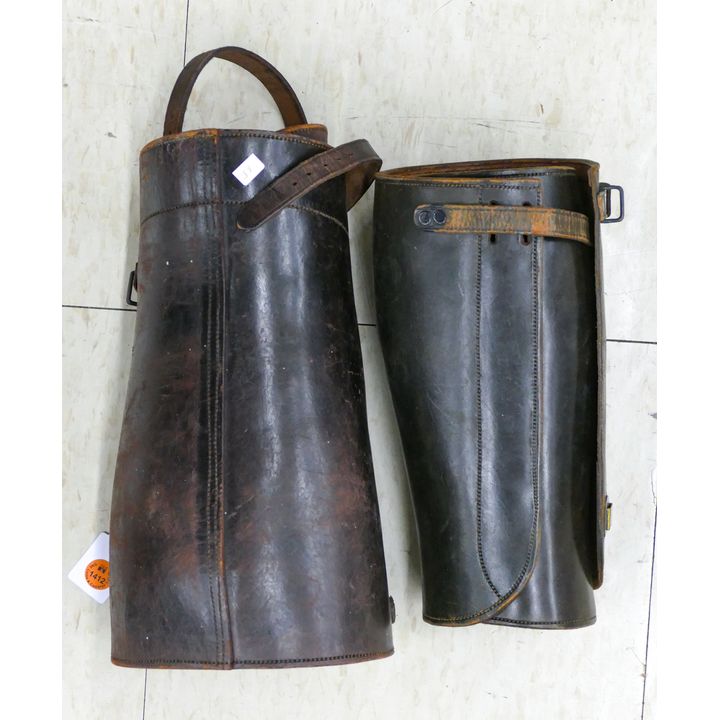 2 Pairs Old Leather Leggings