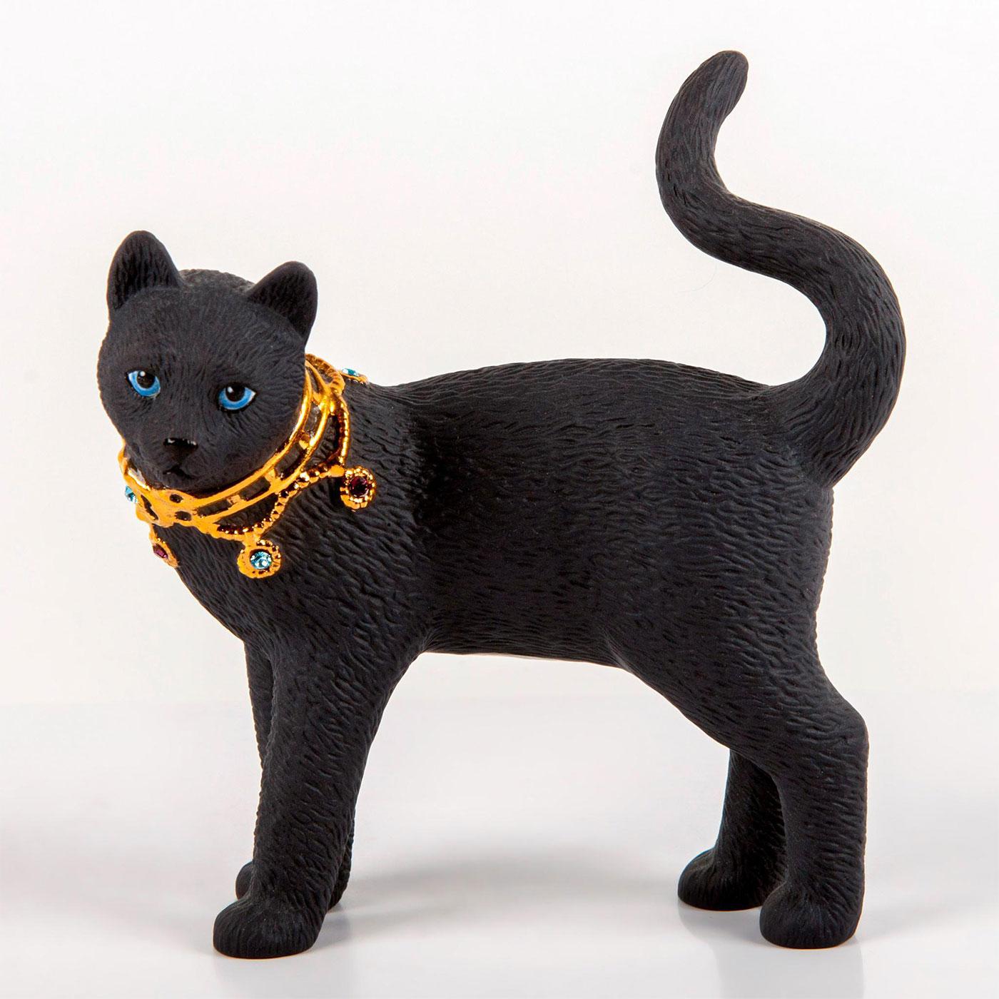 Lenox Diamond And Onyx Black Cat Figurine | Lion and Unicorn