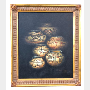 Pottery Themed Giclee By Patricia Jackson