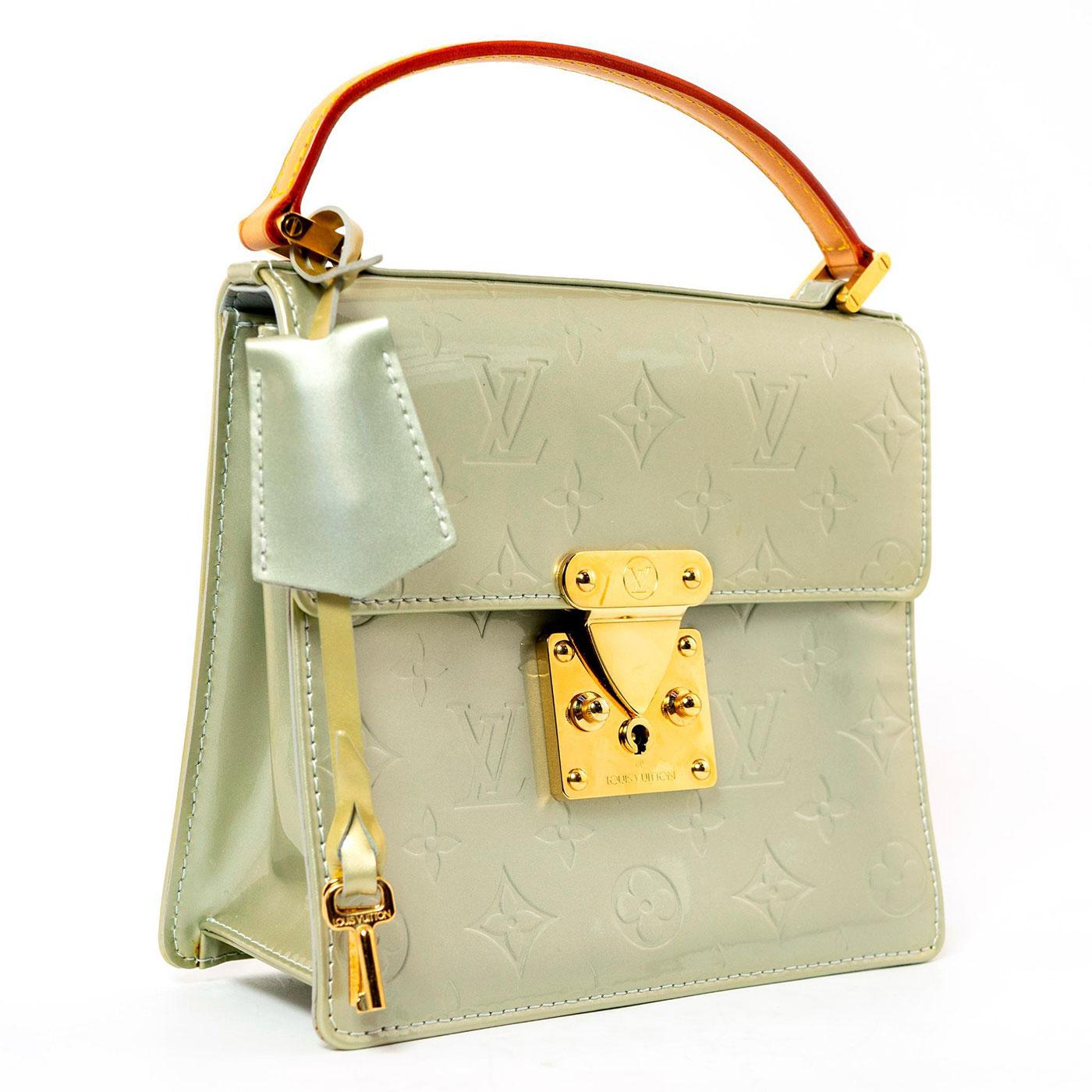 Spring street leather mini bag Louis Vuitton Green in Leather - 24423821