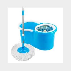 Rotating 360 Spin Mop And Plastic Bucket Set - Blue - 18.0 cm | SM 51702/1097 B2 (S6). B2 (S6)#