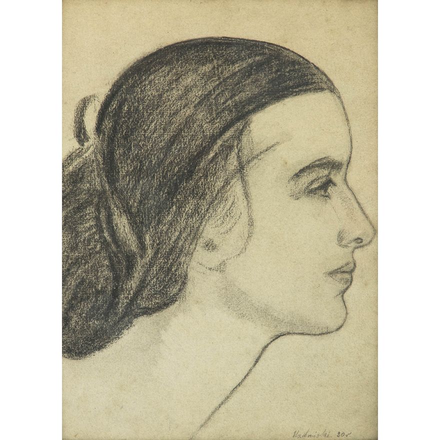 Stanisław Uzdański | Profil kobiecy, 1920 r.