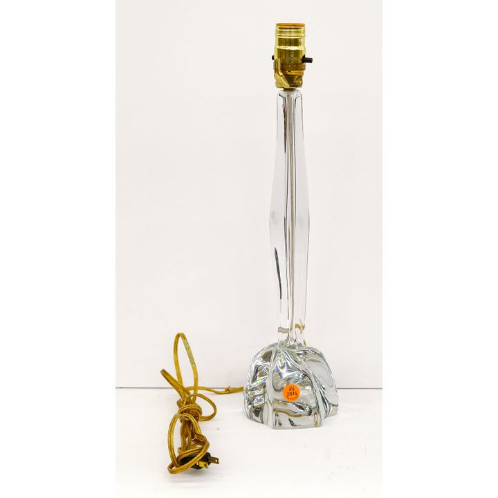 Daum France Crystal Table Lamp 17.5''