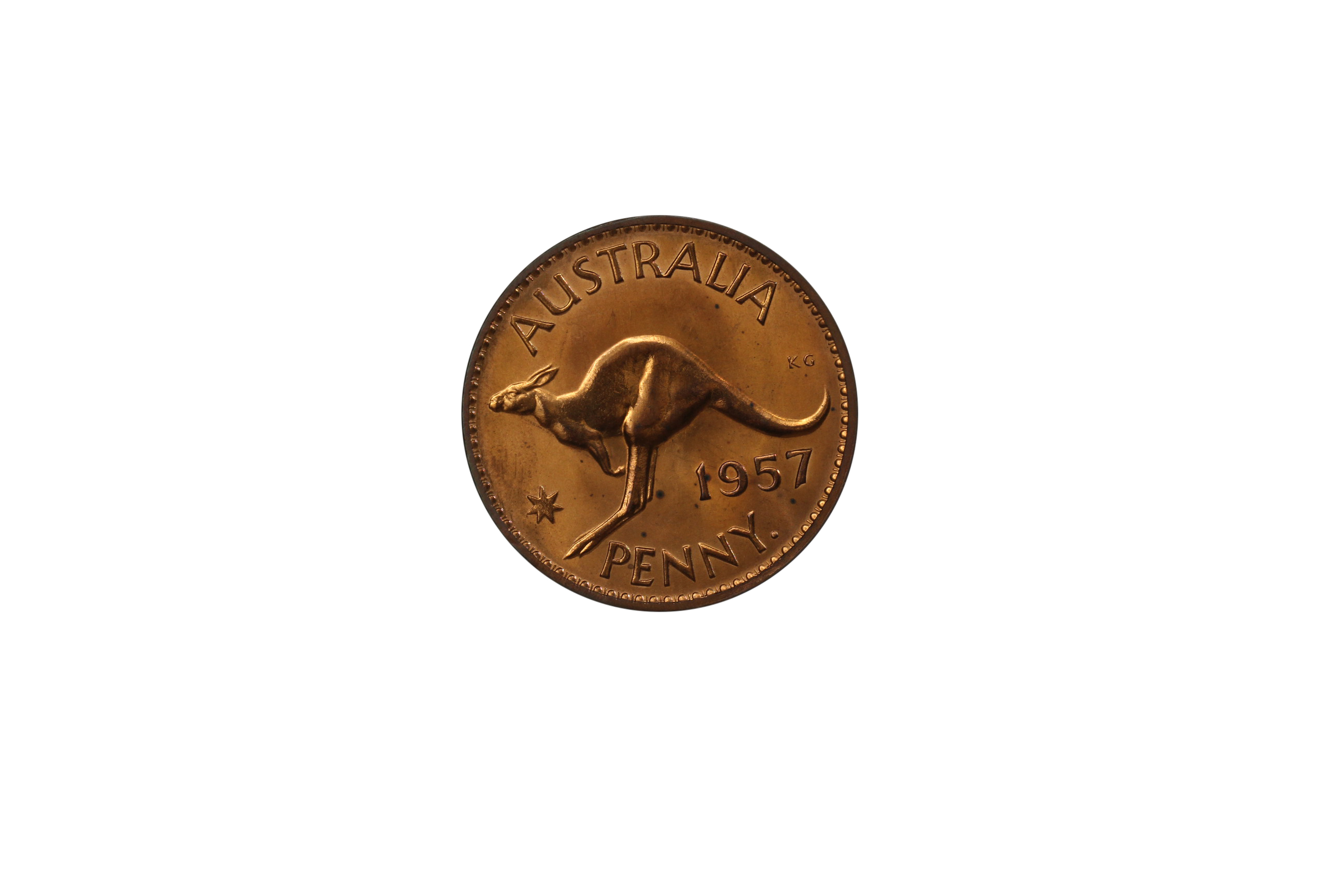 Elizabeth II, Penny, 1957-Y., aFDC