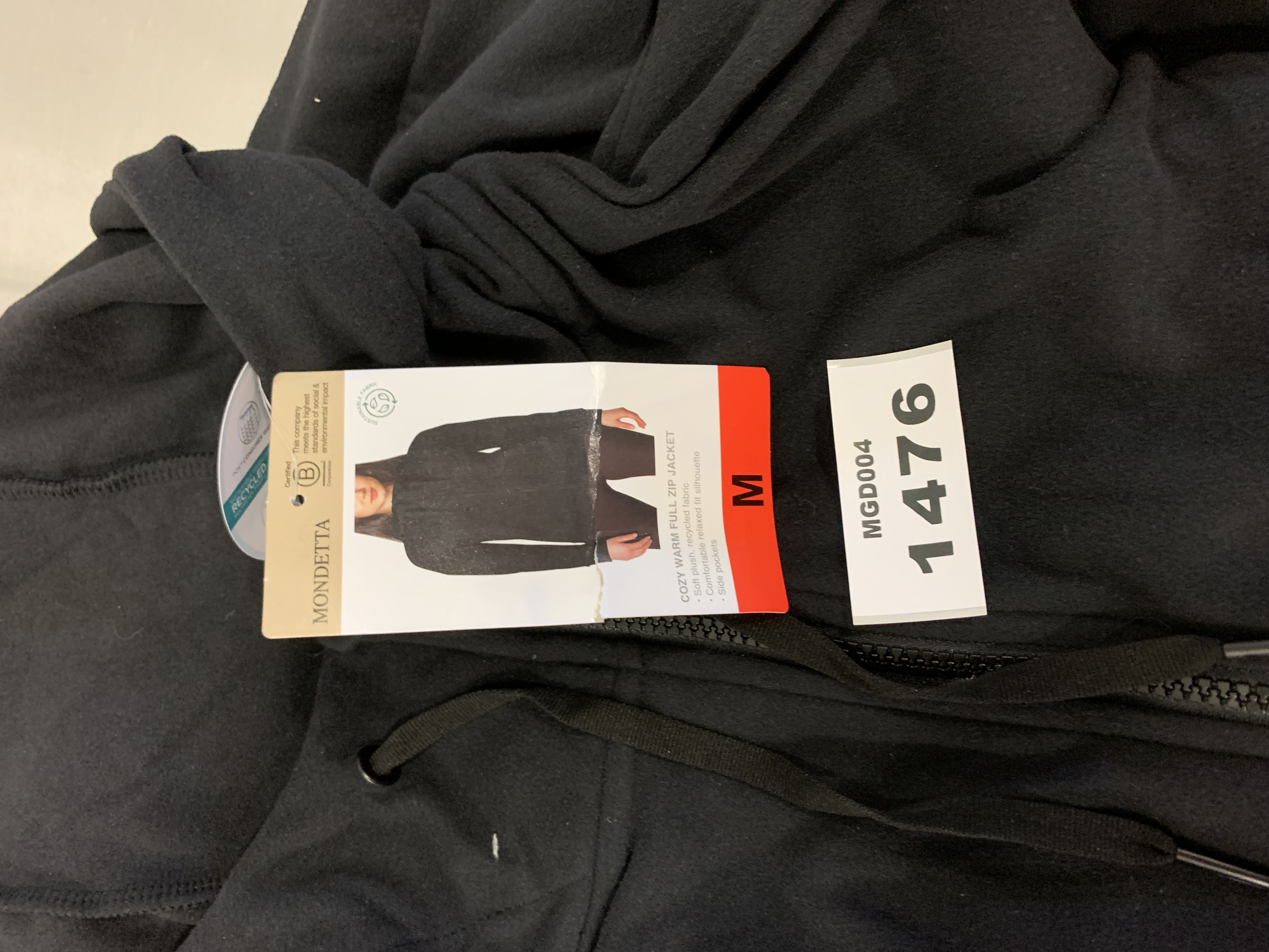 Mondetta, Jackets & Coats, Mondetta Womens Cozy Full Zip Jacket Black  Various Sizes