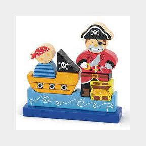 RGS Viga Toys - Magnetic Standing Puzzle Pirate | AS 51701/525 | B1 (S8)