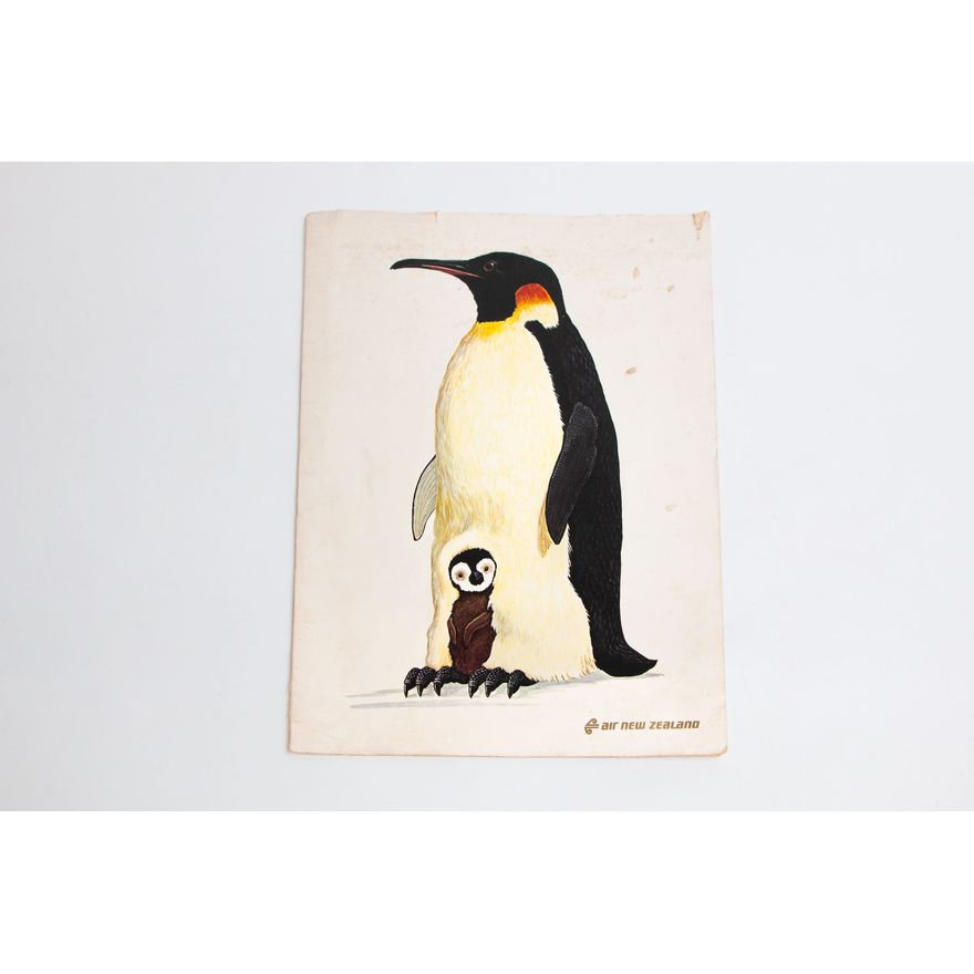 AIR NEW ZEALAND: Commemorative Menu by DC10 to the Antarctic, 21 November 1979