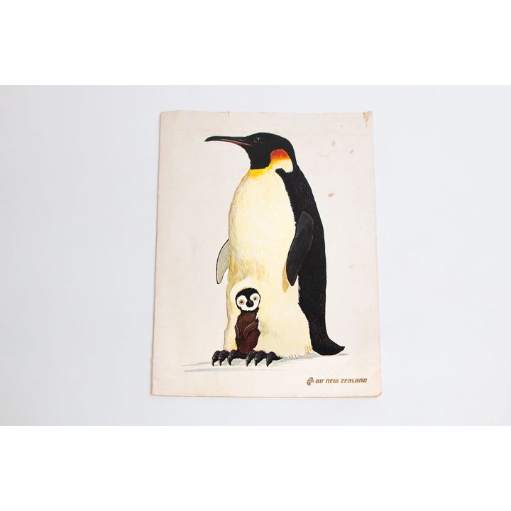 AIR NEW ZEALAND: Commemorative Menu by DC10 to the Antarctic, 21 November 1979