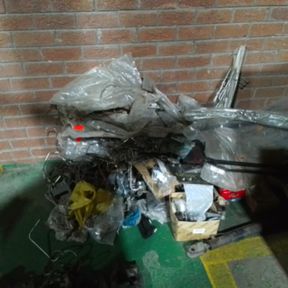 LOT ASSORTED SPARES (INCLUDING DIESEL FUEL PIPES/ SEAT BELTS/ RADIATORS/ FLY WHEELS)