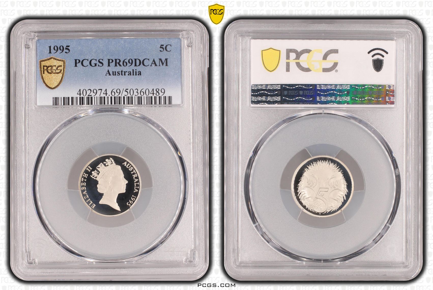Five Cent, 1995, PCGS PR69DCAM